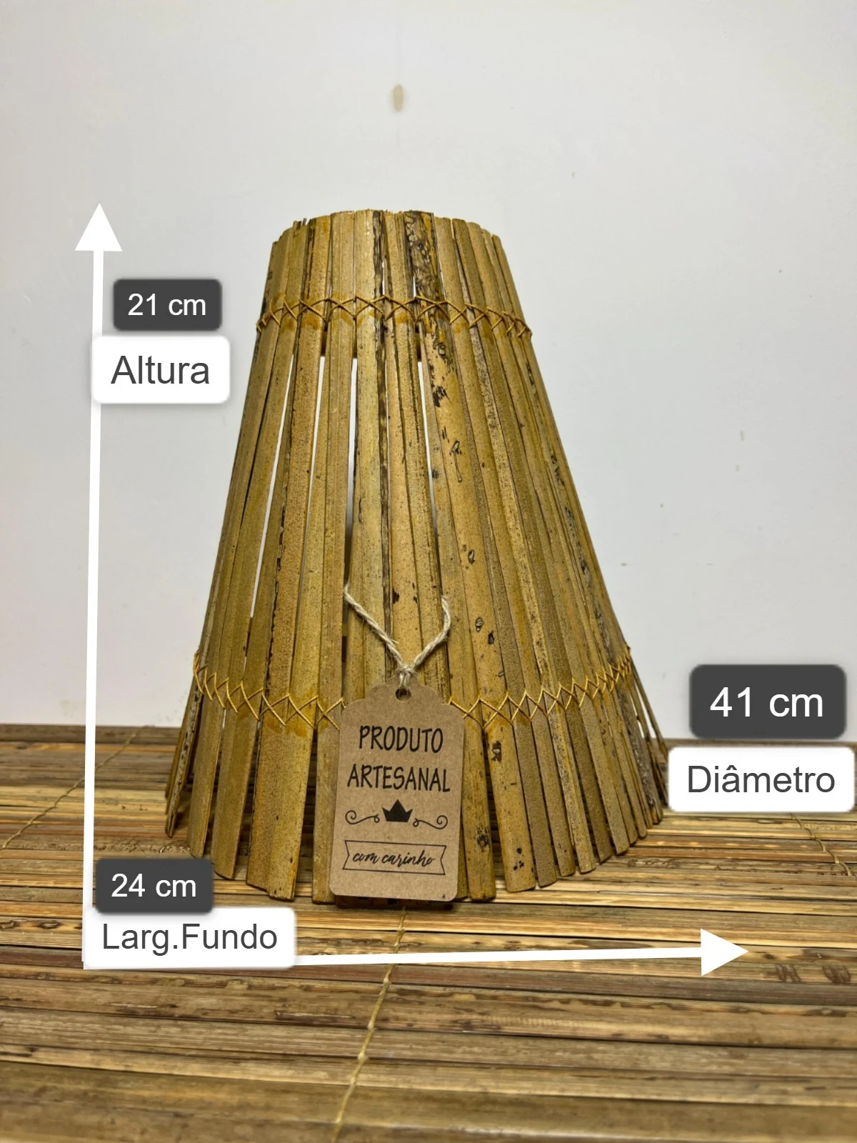 Pendente Cone (saia) 21 cm